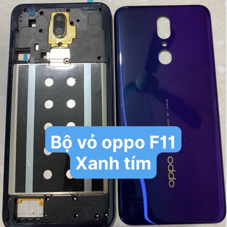 Bộ vỏ zin new Oppo F11 (gồm lưng ,sườn, phím nguồn và phím âm lượng)
