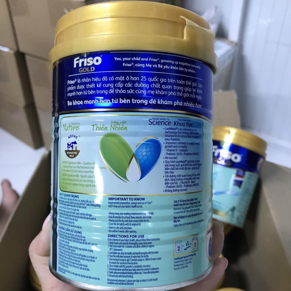 Sữa Friso Gold số 4 lon thiếc 380g