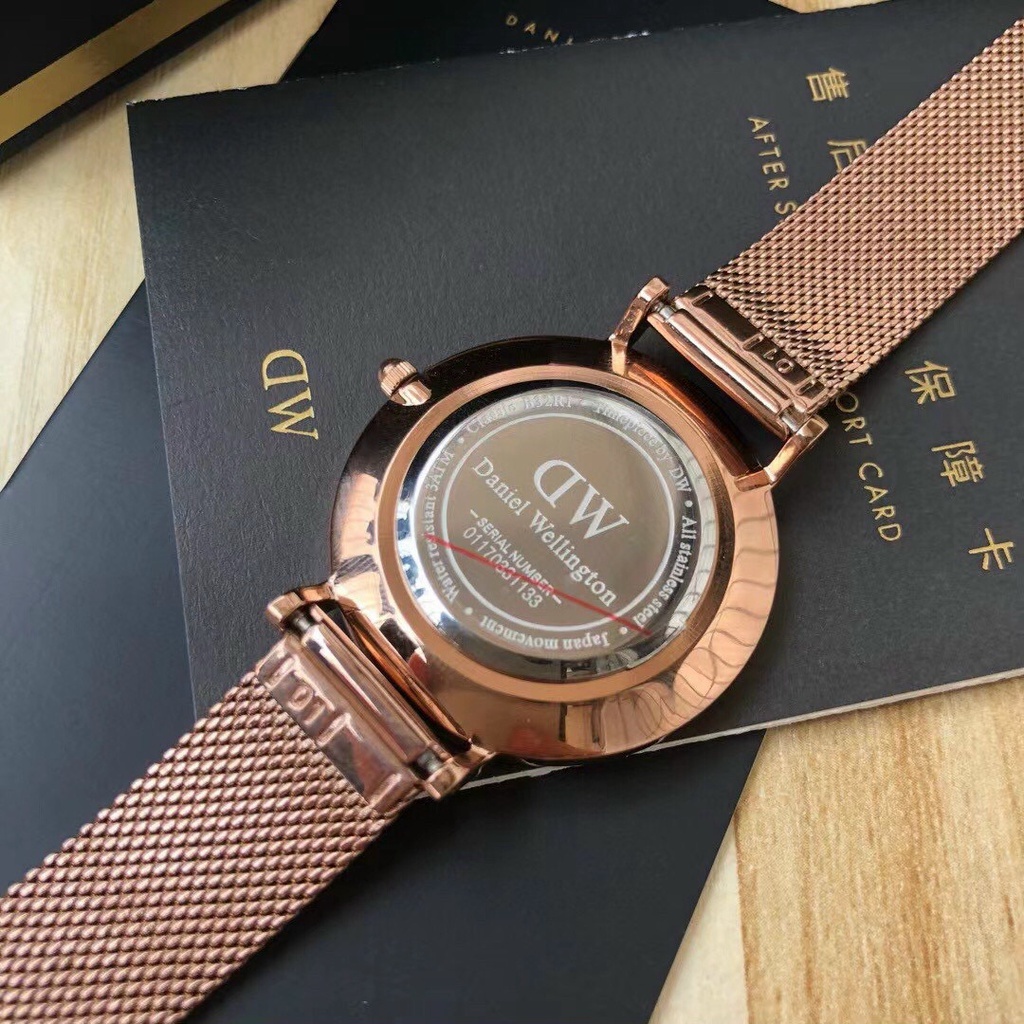 Đồng Hồ Cặp Đôi DW Daniel Wellington dây lưới thép trẻ trung sang trọng thiết kế nhỏ gọn đường nết tinh sảo thương