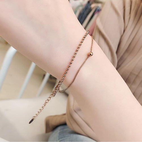 Lắc Tay 2 Tầng Titan Ko Đen TT 2773