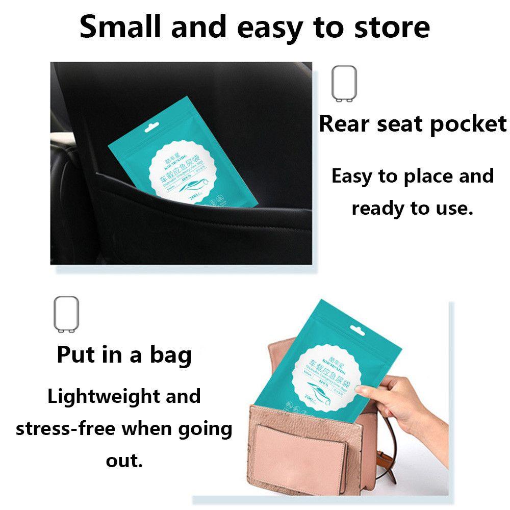 Bộ 4 Dụng Cụ Đi Vệ Sinh Khẩn Cấp SHOUKEY 700ml Chuyên Dụng Cho Xe Hơi