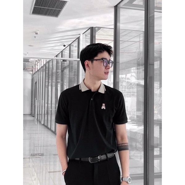 Áo Thun POLO Nam Cổ Bẻ Teader Vải Cá Sấu Cotton Cao Cấp Chuẩn Form