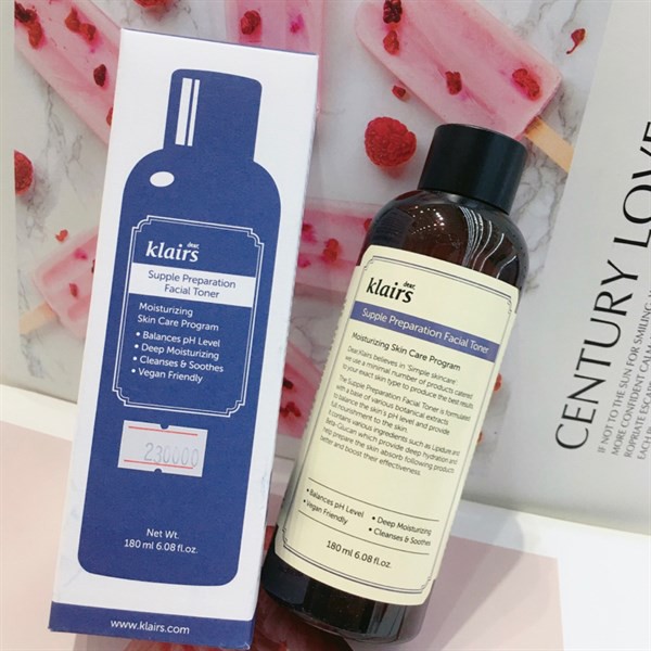 Nước Hoa Hồng Klairs Supple Preparation Toner 180ml | BigBuy360 - bigbuy360.vn