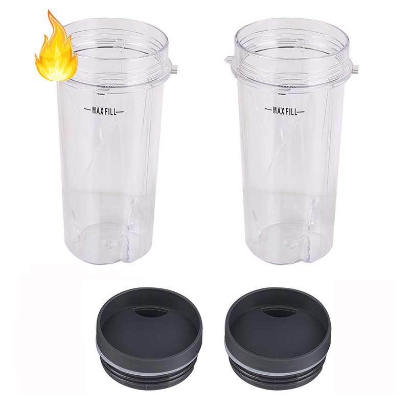 Cốc Đơn Có Nắp Đậy Thay Thế Cho Máy Xay Nutri Ninja BL660 BL770 BL740 BL810 BL830
