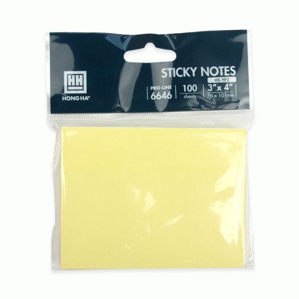 Giấy Note Ghi Chú Sticky Hồng Hà Nhiều Kich Thước - 100 Tờ