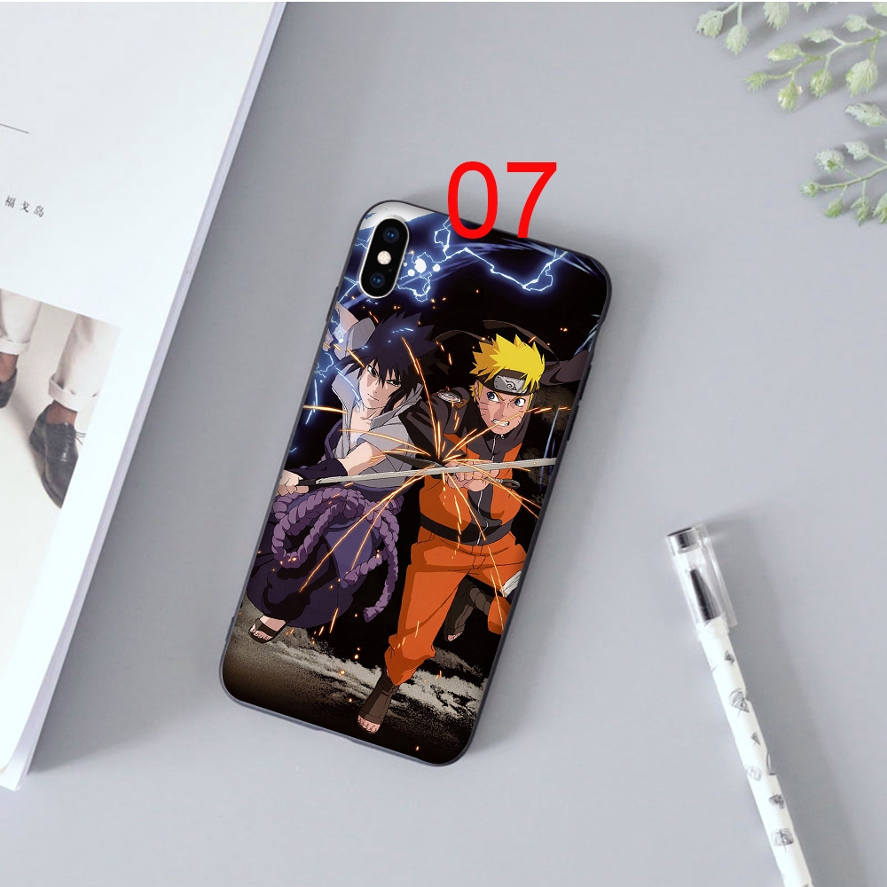 Ốp điện thoại mềm in hình chủ đề Naruto cho iPhone 5 5s 6 6s Plus 7 8 SE