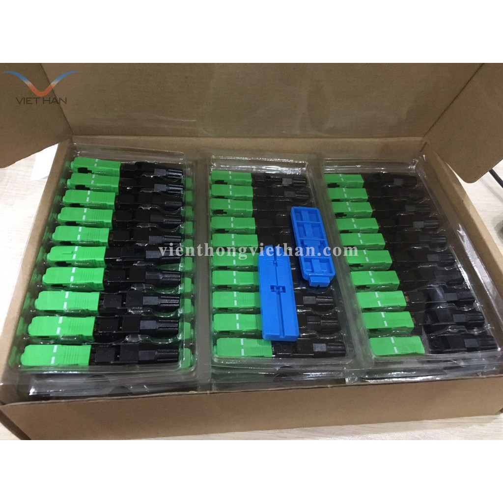 100 đầu kết nối quang nhanh FTTH SC Fast Connector