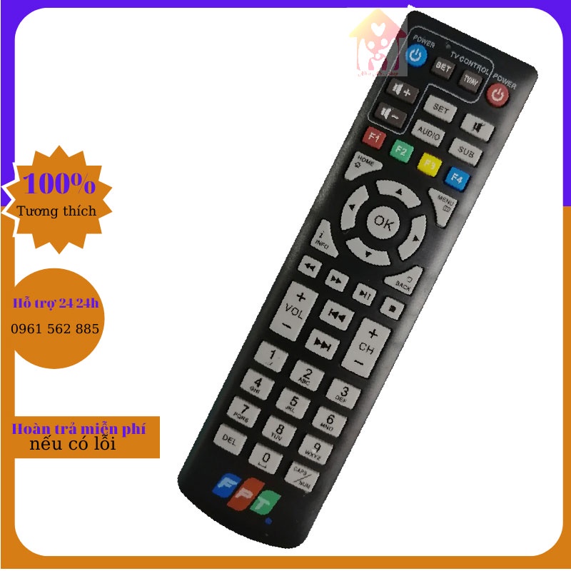 Điều khiển tivi FPT-Remote tivi FPT