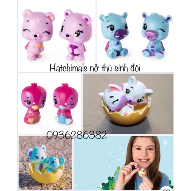 Hatchimals Twins - Trứng sinh đôi chọn mẫu