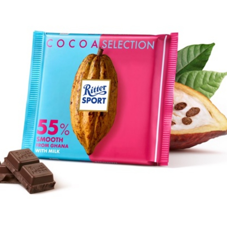 Socola không hạt hiệu Ritter Sport Đức 100g