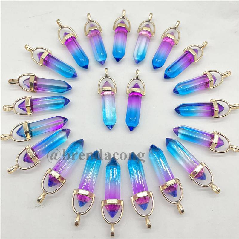 Mặt Vòng cổ Pha Lê Nhân Tạo Nhiều Màu Thời Trang DIY