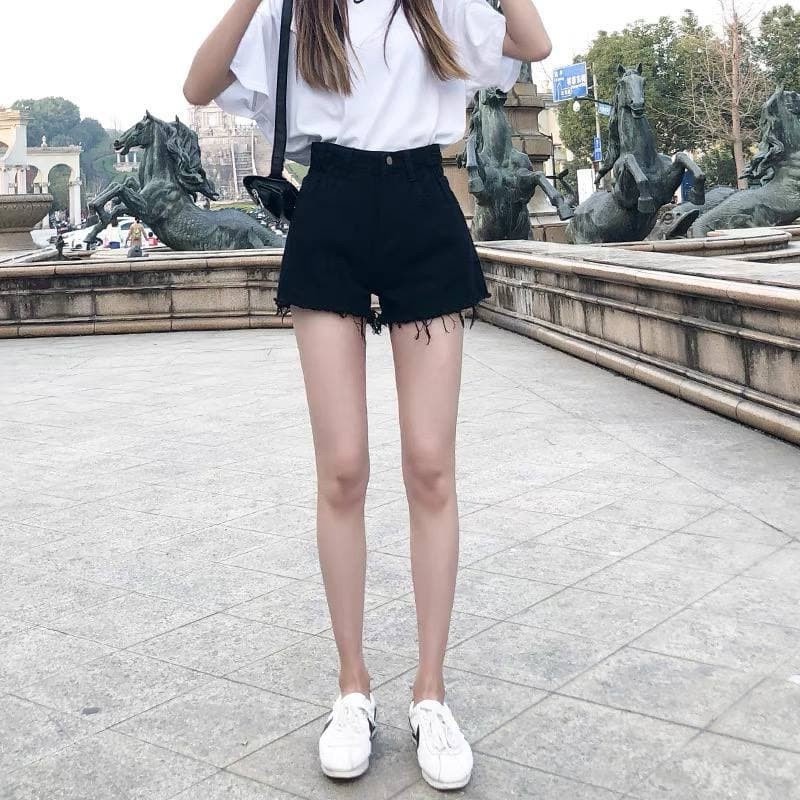 Quần Short Đùi Kaki Nữ Lưng Cao Tưa Lai Form Chuẩn Đẹp Beveda