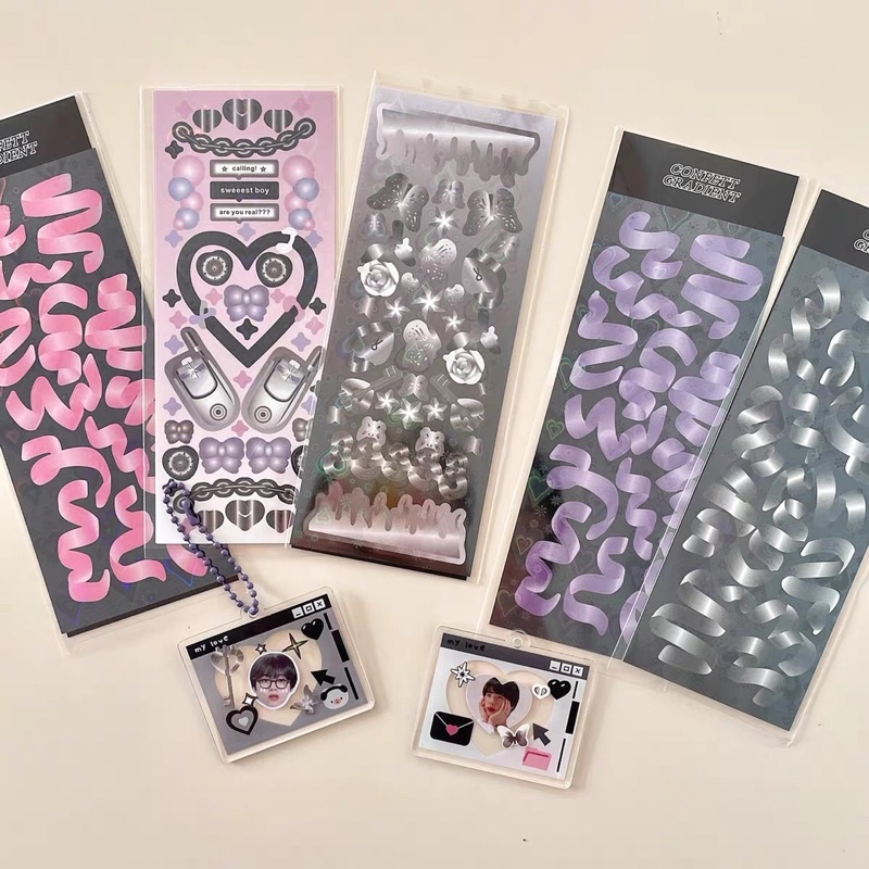 Sticker i love vr1_ hình dán trang trí top,card