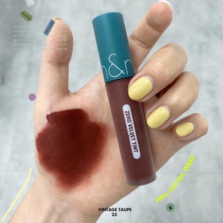 Son kem lì romand vintage filter zero velvet tint ☀ màu 23: vintage taupe - màu nâu mocha mlbb
