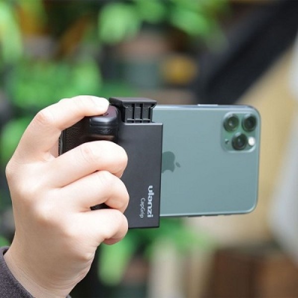 [Mã SKAMA07 giảm 8% đơn 250k]Phụ kiện Vlog - Đế Grip không dây cầm tay cho điện thoại Ulanzi Bluetooth Shuttergrip