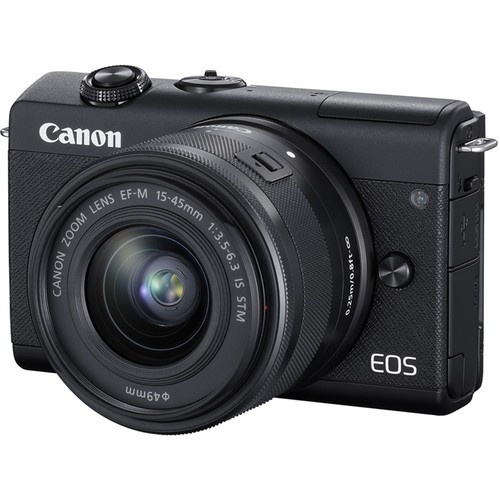Máy ảnh Canon EOS M200 kit 15-45/M22 BK/WH (Đen/Trắng) - Hàng Chính Hãng Lê Bảo Minh