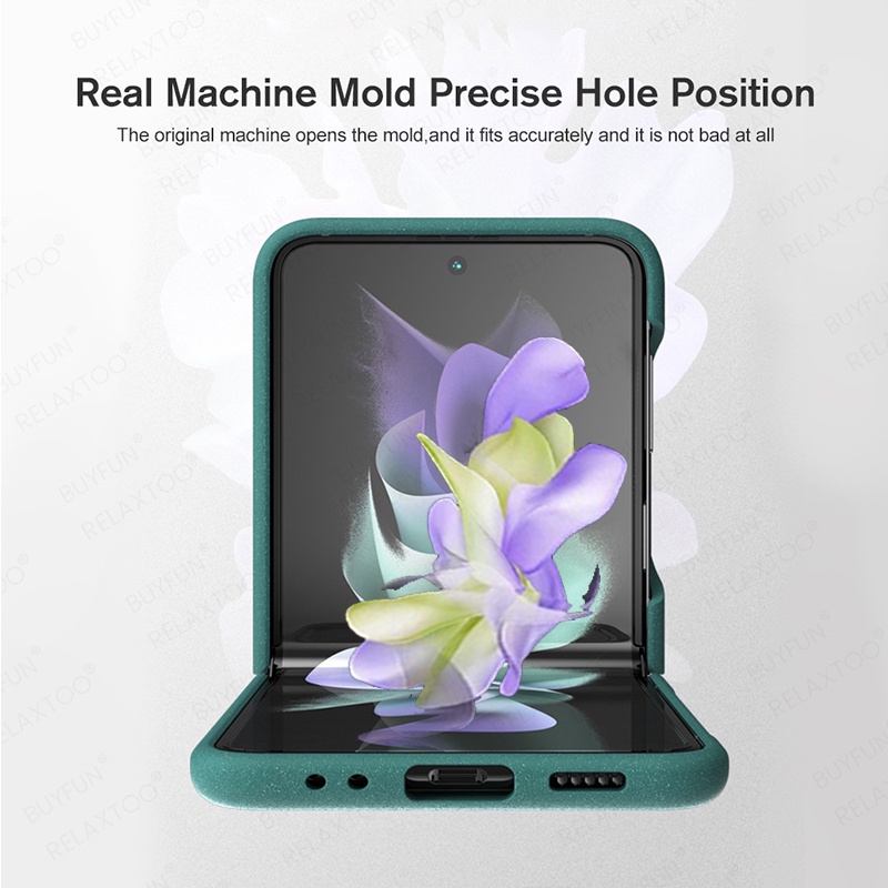 For Samsung Galaxy Z Flip 4 flip4 Case Hinge Full Protection Ultra Thin Shockproof Hard PC Phone Cover