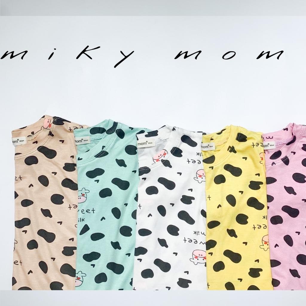 Bộ Cộc Tay Cho Bé  Bộ Minky Mom Cộc Tay Chất Cotton 100% siêu mềm mịn thoáng mát