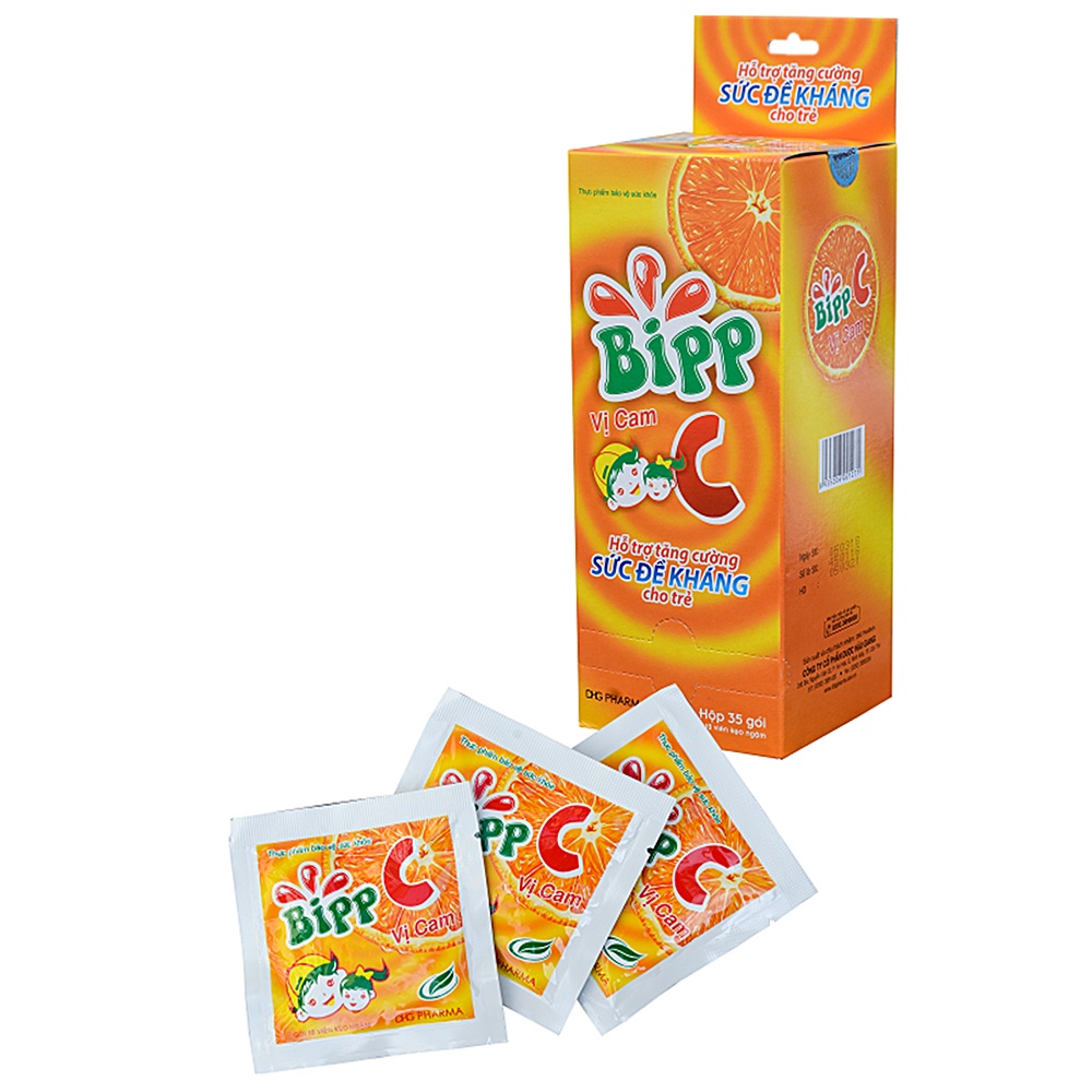 [GIÁ GỐC] Kẹo ngậm Bipp C tăng sức đề kháng cho trẻ - Gói 10 Viên
