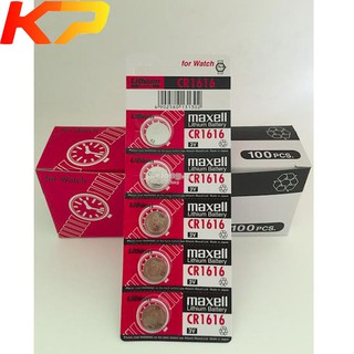 VỈ 5 VIÊN Pin CR1616 Maxell lithium 3V.
