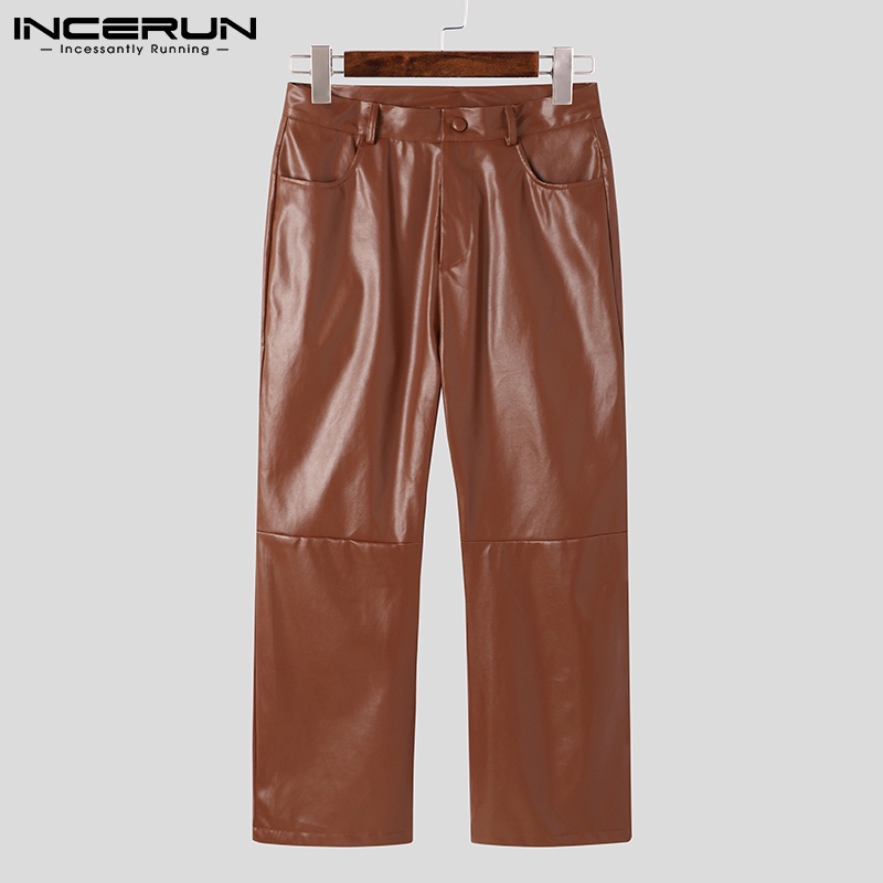 INCERUN Nam giới Thiết kế thời trang Giải trí Quần liền màu