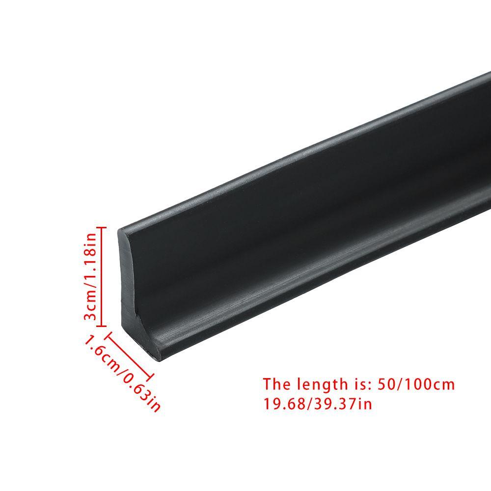 Dải giữ nước chống trượt YYlingx bằng silicon có thể uốn cong phân tách khô ướt niêm phong khe cửa tự dính cho nhà tắm