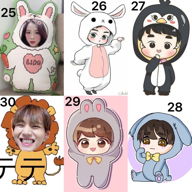 Gấu ôm in ảnh theo yêu cầu / gấu bông ghép mặt làm theo yêu cầu