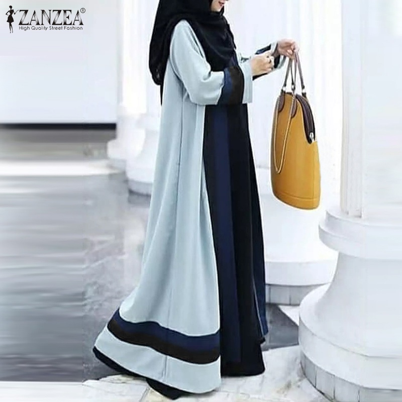 Áo khoác cardigan Zanzea tay dài màu trơn phong cách thời trang cho nữ