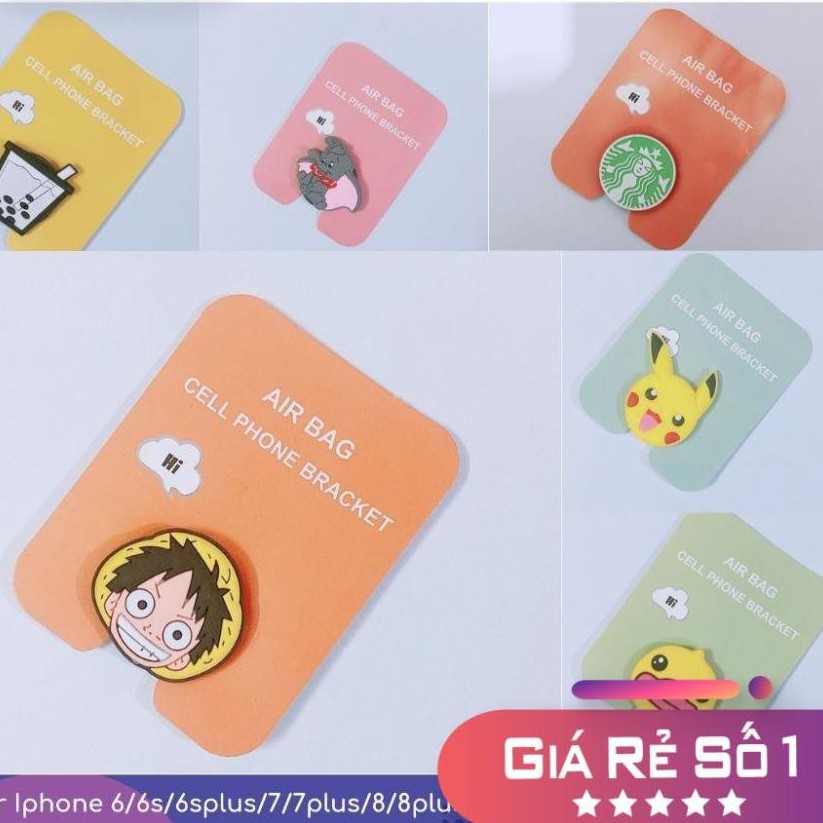 Popsocket ❣ Giá Đỡ Silicon Hình Thú 6 Mẫu - Châts Case Store