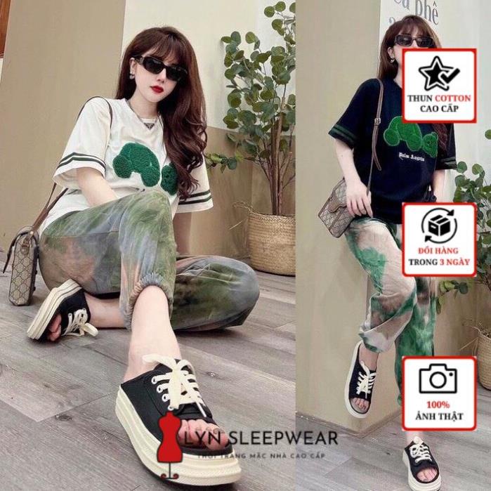Bộ Thể Thao Nữ Thu Đông, Set Đồ Nữ Đẹp Chất Thun Cotton Phom Rộng, Có Đủ Size M Đến XXL, Kiểu Dáng Năng Động