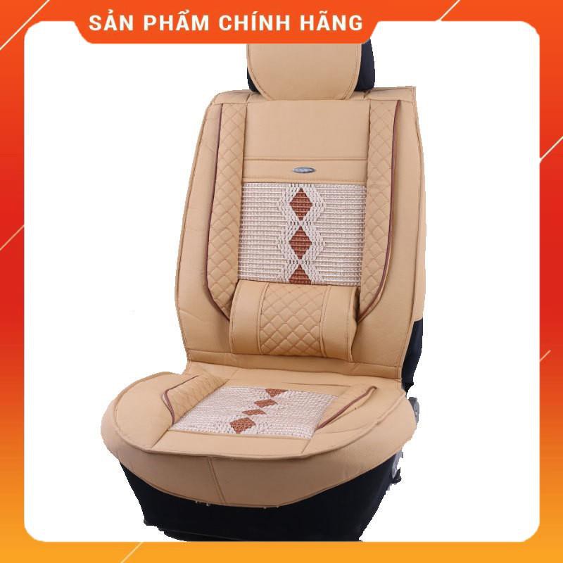 Bọc áo ghế da ô tô cao cấp bản tiêu chuẩn cho ghế lái - Kèm gối tựa lưng ghế xe hơi đẳng cấp