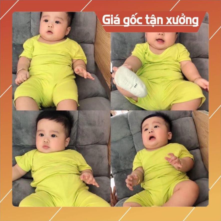 Đồ Bộ Bé Trai, Bé Gái Minky Mom Chất Thun Lạnh, Đồ Bộ Cho Bé Mặc Nhà Cộc Tay Mùa Hè MKM21-01