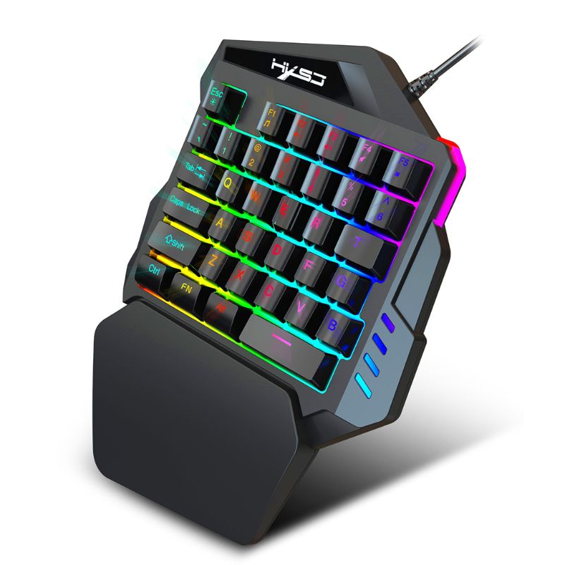 Combo Bàn Phím Và Chuột Gaming Mini 35 Phím Có Dây Usb Cho PC