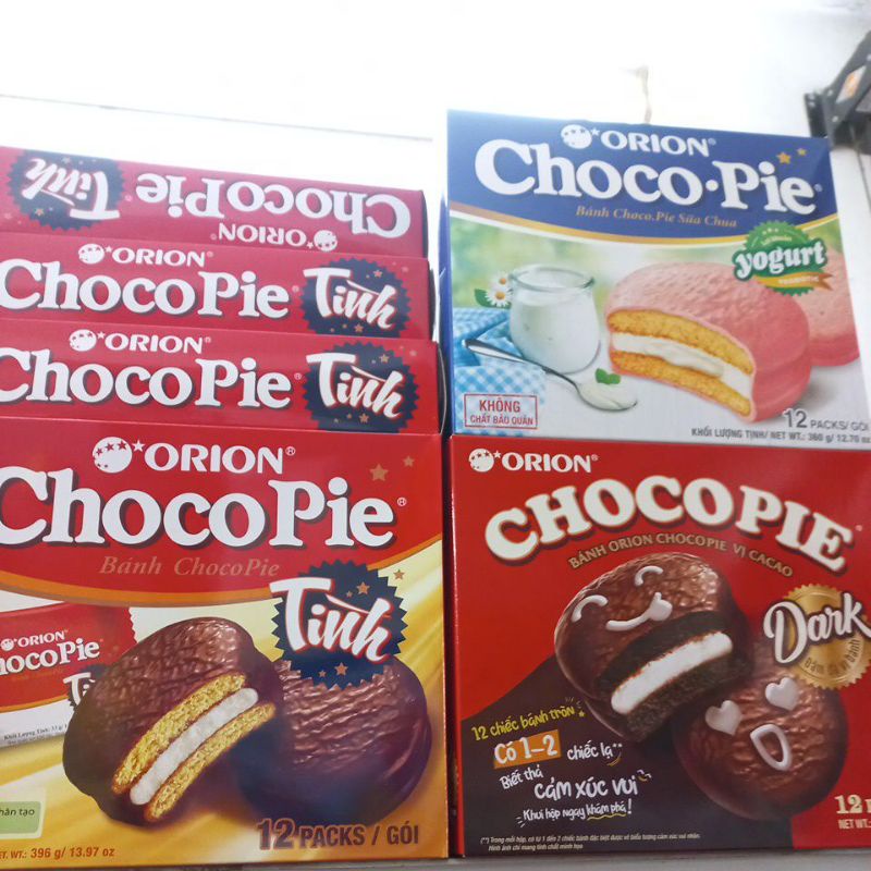 Bánh chocopie, dark, yogurt 12 cái