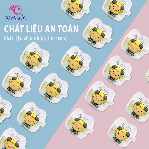 Túi Trữ Sữa Kichi Dung Tích 120ml Túi Đựng Sữa Mẹ Hộp 30 Túi