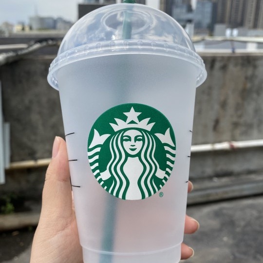 Đơn giản chất lượng cao trong suốt rơm Cốc Starbucks cốc Màu Xanh Lá Cây Trong Suốt Rơm Cốc 710ml/473ml
