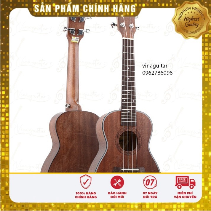 Đàn Ukulele BWS BMGV1 Cỡ Concert Full Gỗ Sapale 23 inch Chính Hãng Latuta Guitar phân phối