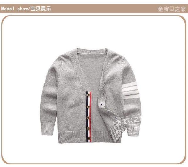 Áo khoác len cadigan cho bé trai, bé gái hàng Quảng Châu