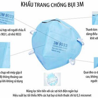 Khẩu trang 3M 9033