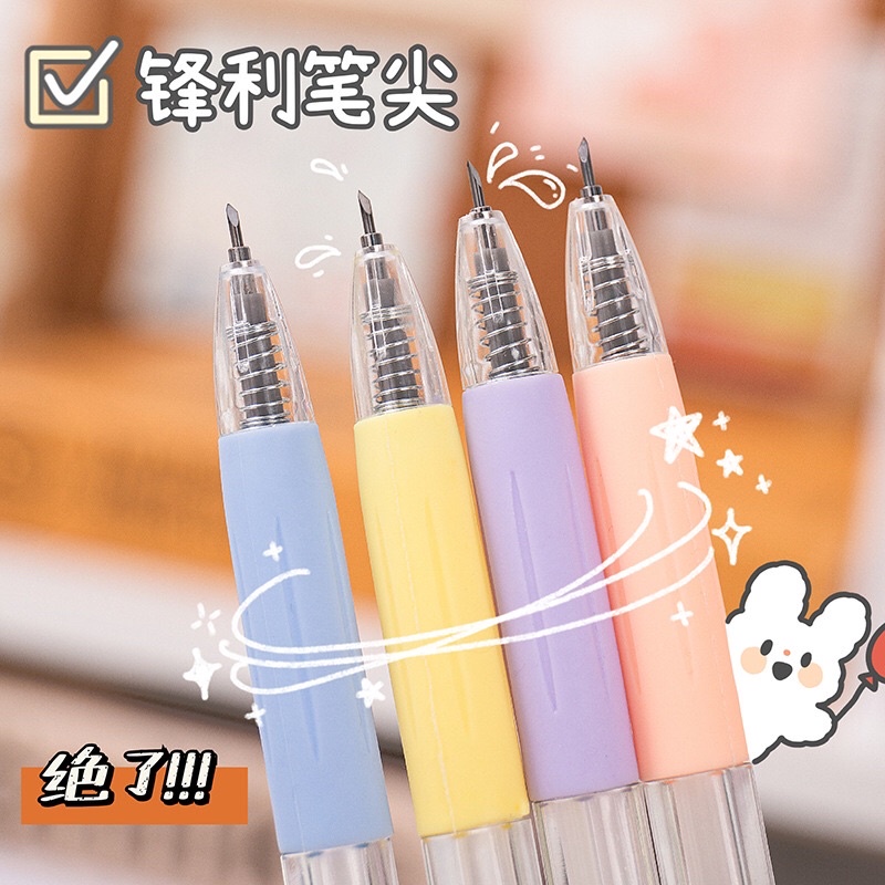 Dao bút rạch giấy , sticker