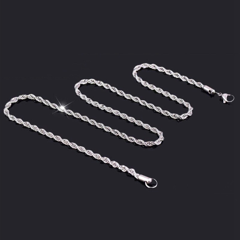 Dây Chuyền Kiểu Xích Dài 16-30 Inch Cho Nam Và Nữ