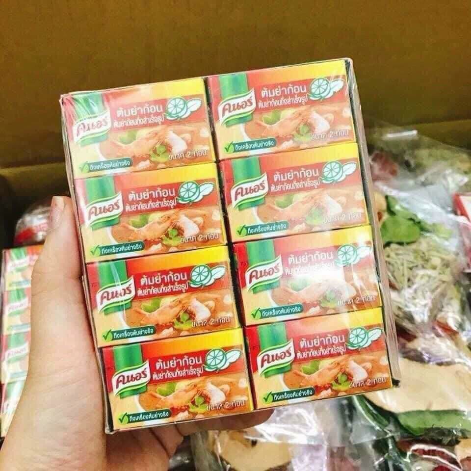 Viên thả lẩu knorr chua cay Thái Lan