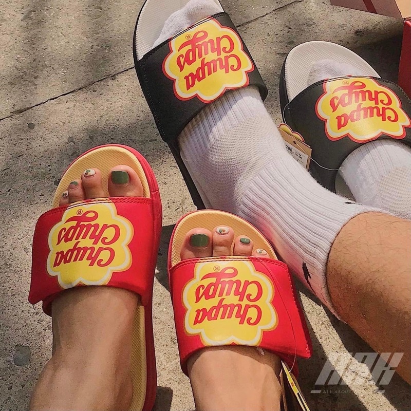 [HÀNG MỚI VỀ] DÉP CHUPPA CHUPS X SHOOPEN KOREA - DÉP QUAI DÁN TIỆN DỤNG - CHÍNH HÃNG CÓ BILL