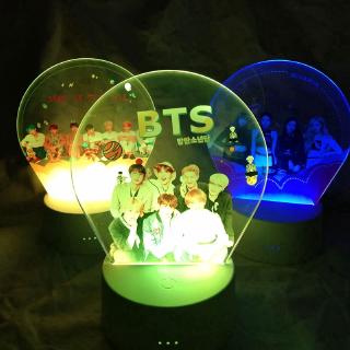 Đèn Ngủ Hình Nhóm Nhạc Kpop Bts