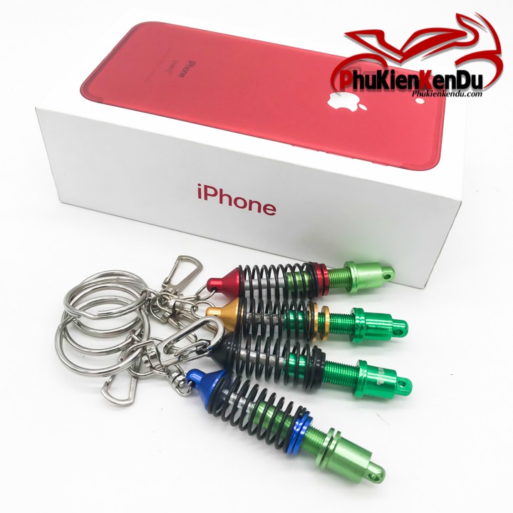 MÓC KHÓA PHUỘC NHÚNG XE MÁY 2 MÀU