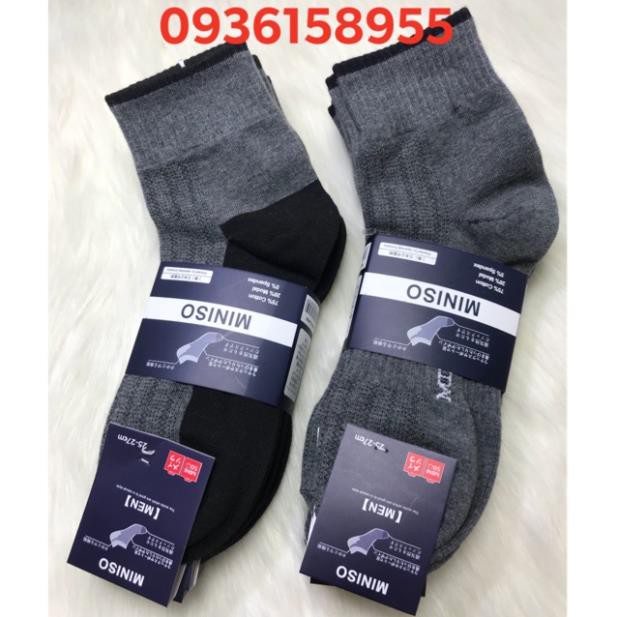10 đôi tất xuất khẩu Mi.niso MEN cổ cao loại đẹp ( mã 008 )
