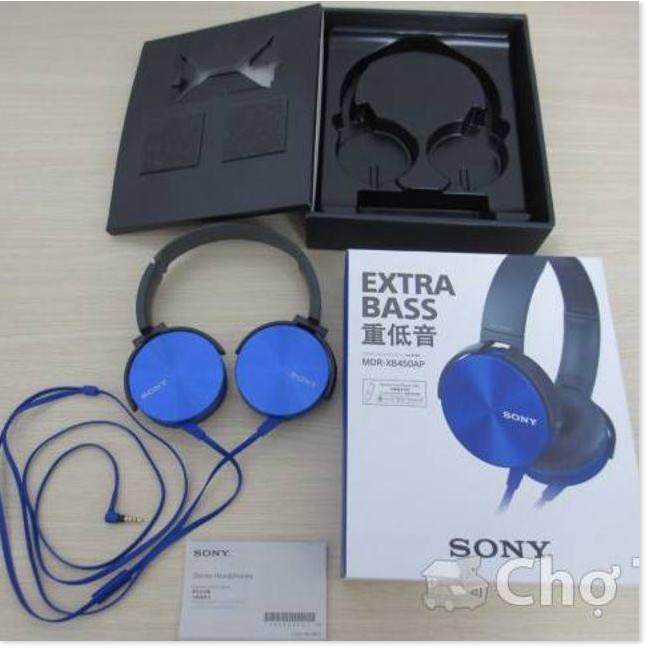 Tai Nghe Headphone Sony Chụp Tai Extra Bass MDR-XB450AP