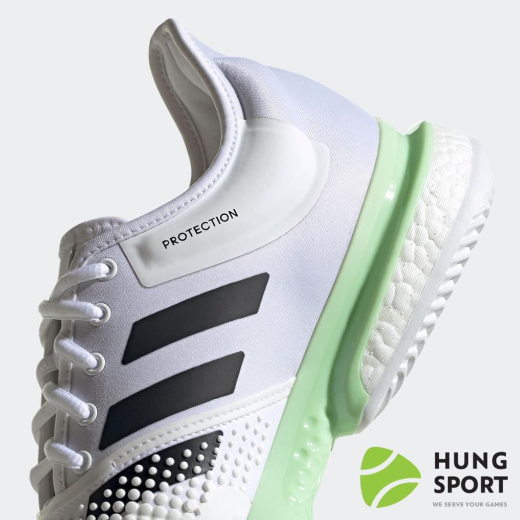 HOT Giày Tennis Adidas SoleCourt Boost White EF2068 Cao Cấp 2020