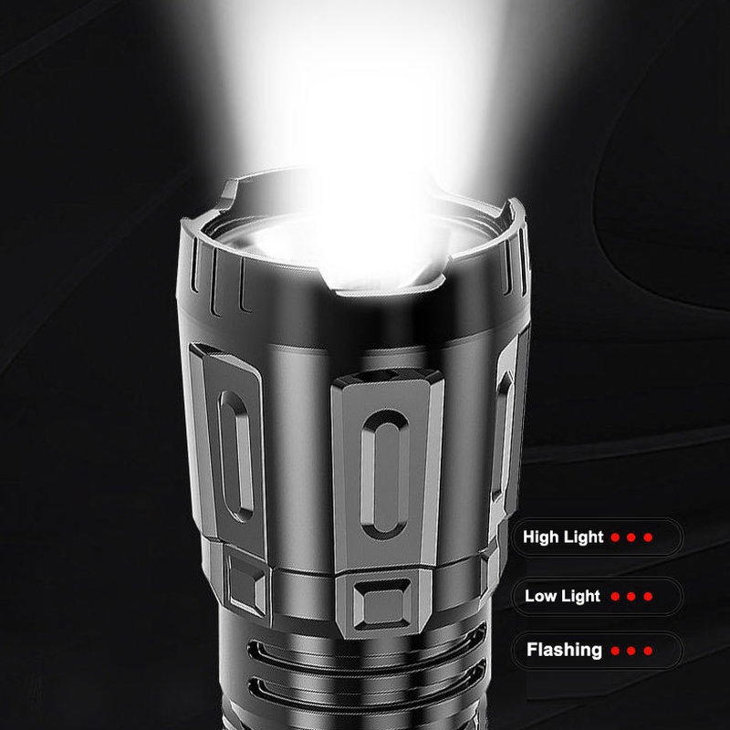 Đèn Pin LED Mini Chống Thấm Nước Sạc USB Tiện Dụng Cho Hoạt Động Ngoài Trời