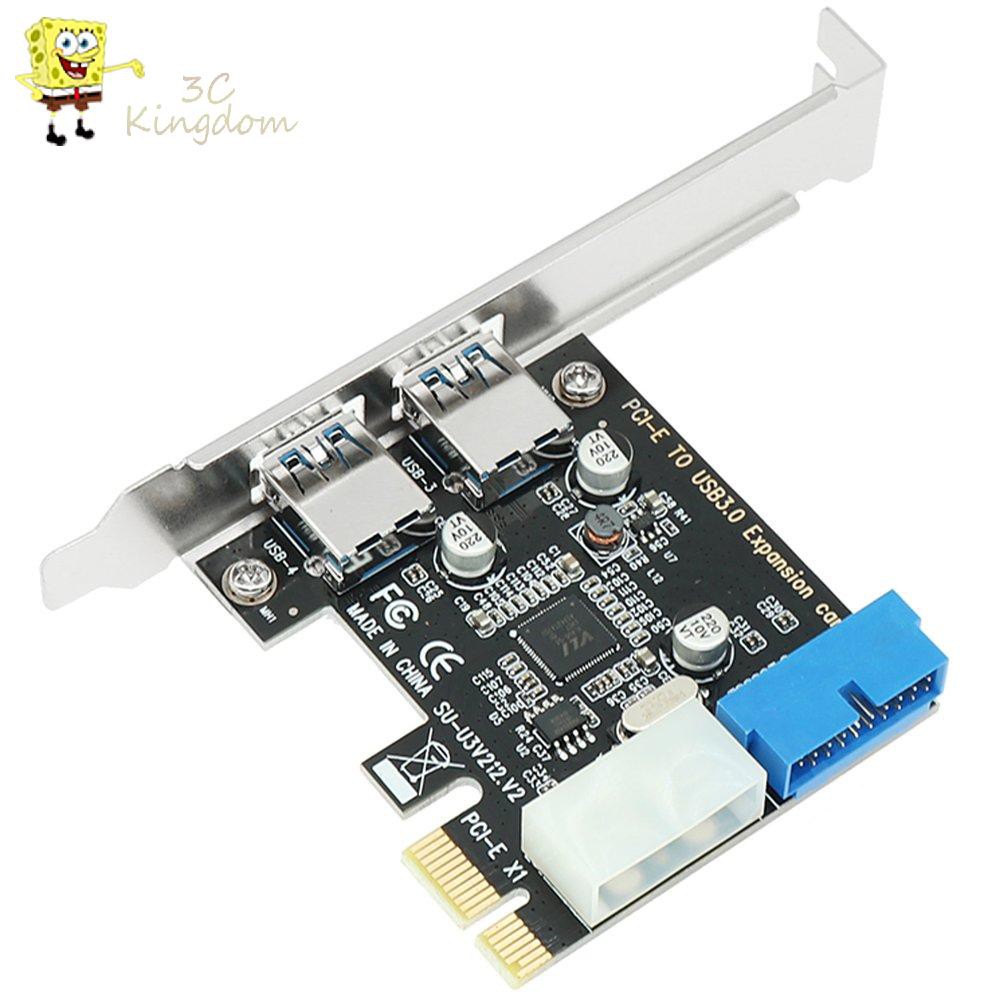 ☆Pro☆ PCI-E To USB 3.0 Expansion Card F2T2 20pin Desktop Computer Motherboard